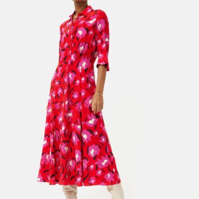 Clothing Jigsaw  | Wildcat Shirt Dress Red