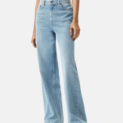 Clothing Jigsaw  | Balfour Long Wide Leg Jean Light Blue Wash