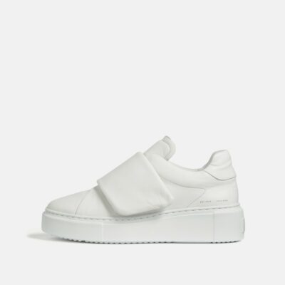 Shoes Jigsaw  | Rento Platform Leather Trainer White