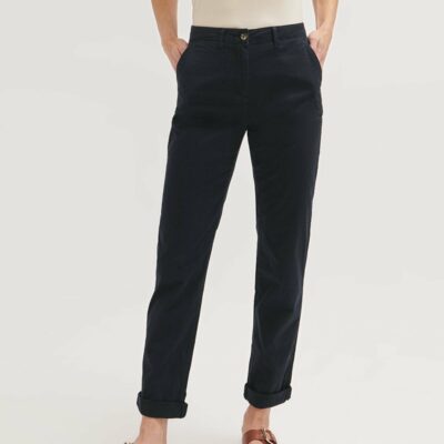 Clothing Jigsaw  | Slim Leg Cotton Chino Trouser Dark Navy