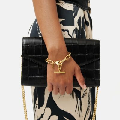 Accessories Jigsaw  | Textured Heritage Bracelet Gold