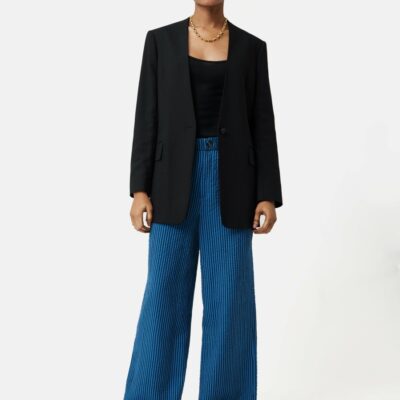 Clothing Jigsaw  | Seersucker Trouser Blue