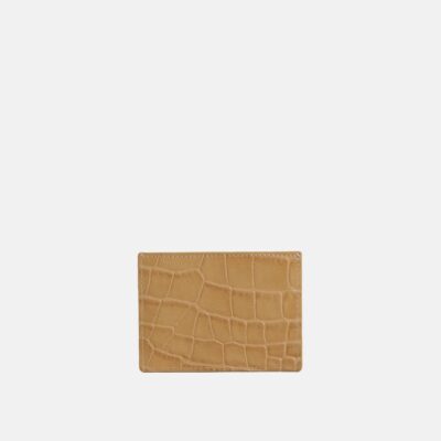 Accessories Jigsaw  | Leather Card Holder Camel