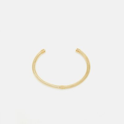 Accessories Jigsaw  | Textured Heritage Bangle Gold