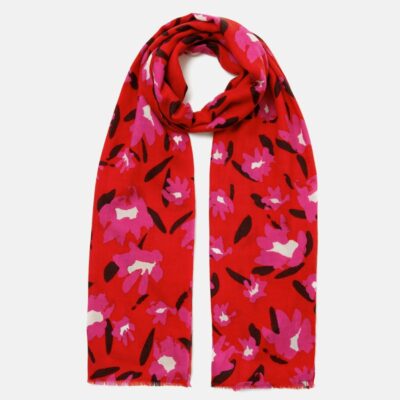 Accessories Jigsaw  | Wildcat Wool Silk Scarf Pink