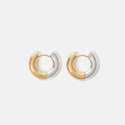 Accessories Jigsaw  | Mixed Metal Hoop Earring Multi