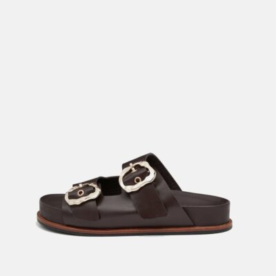 Shoes Jigsaw  | Pandora Footbed Sandal Brown