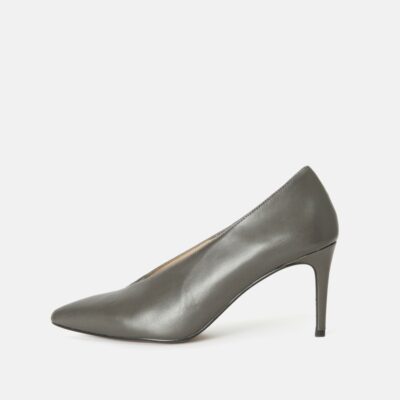 Shoes Jigsaw  | Reece Leather Court Shoe Grey