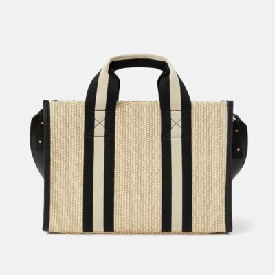 Accessories Jigsaw  | Athena Woven Tote Cream