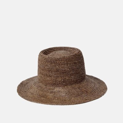 Accessories Jigsaw  | Straw Bucket Hat Brown