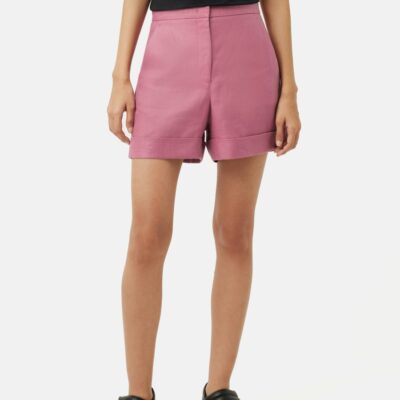 Clothing Jigsaw  | Linen Tailored Short Pink