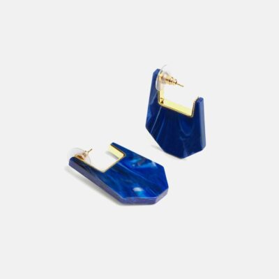 Accessories Jigsaw  | Resin Earring Blue