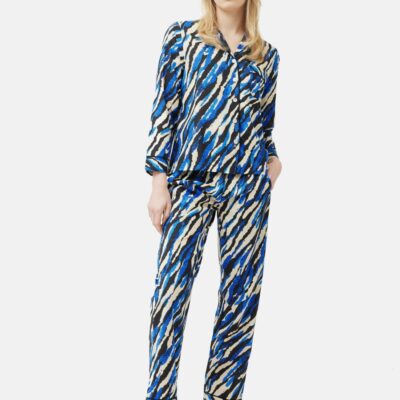 Accessories Jigsaw  | Abstract Zebra Pyjama Blue