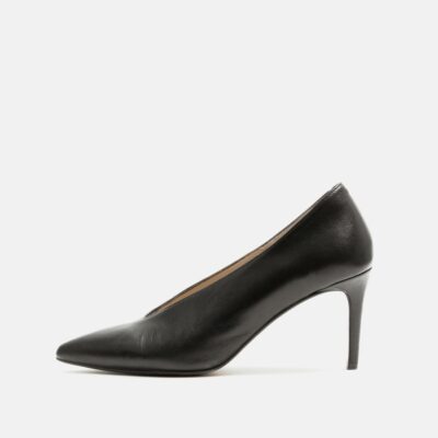 Shoes Jigsaw  | Reece Leather Court Shoe Black