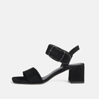 Shoes Jigsaw  | Maybell Suede Heeled Sandal Black