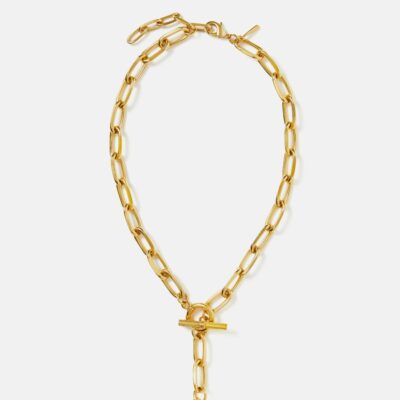 Accessories Jigsaw  | Textured Heritage Necklace Gold