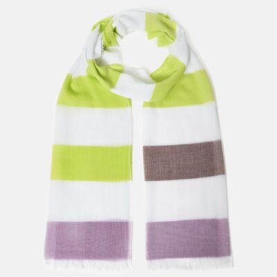 Accessories Jigsaw  | Woven Stripe Scarf Yellow