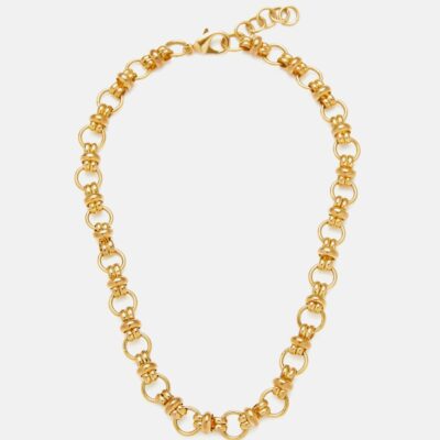 Accessories Jigsaw  | Round Chain Necklace Gold