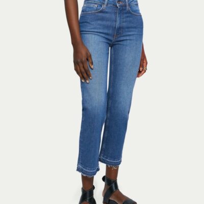 Clothing Jigsaw  | Lea Straight Leg Crop Jean Light Mid Blue