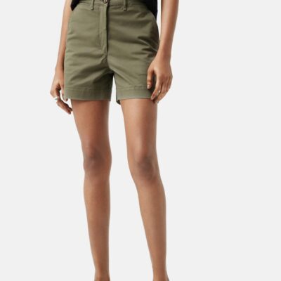 Clothing Jigsaw  | Cotton Chino Short Olive